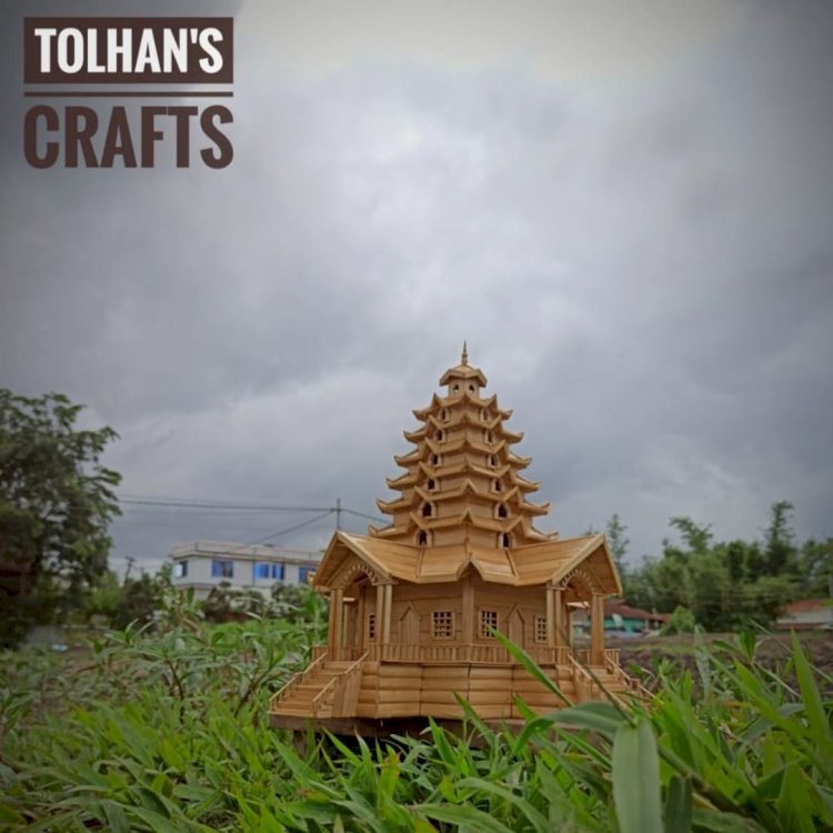 Atmanirbhar Bharat! 18-yr-old Manipuri Lad Showcases Iconic Landmarks of Manipur through Bamboo Crafts