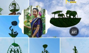 20-YO Assam Girl’s Magnificent Leaf-Cutting Art Tells Story, One Leaf At A Time